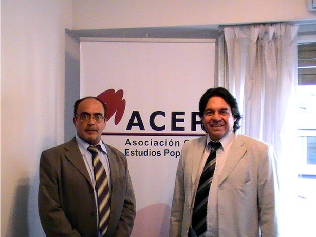 Guido Varas (ACEP La Rioja) y Rogelio Mallea (ACEP San Juan)